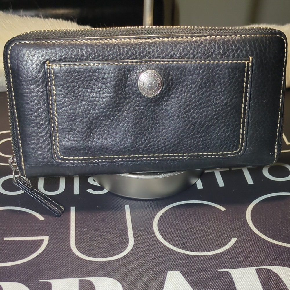 Chelsea Coach Leather Zip- Around Accordian Wallet NOW ONLY $999